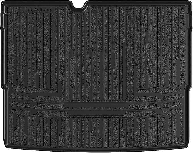 TripleAliners Trunk Mat All Weather Liners Compatible with 2025 Nissan Kicks Interior Accessories Custom Fit Anti-Slip TPE Full Coverage Protection Rear Trunk Floor Mat (SV SR Trim Level ONLY)