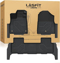 LASFIT Floor Mats for Honda Passport 2026, All Weather TPE Custom Fit Passport Floor Liner Accessories, 1st & 2nd Row, Black