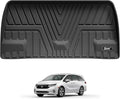 3W Cargo Liner Fit for Honda Odyssey 2025 2024 2023 2022 2021 2020 2019 2018 Custom Fit Trunk Liner Mini Passenger Van, All Weather Use Heavy Duty Trunk Mat Black