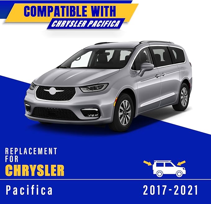 3 wipers Replacement for 2017-2021 2022 2023 2024 Chrysler Pacifica, Windshield Wiper Blades Original Equipment Replacement - 26"/20"/14" (Set of 3) U/J HOOK