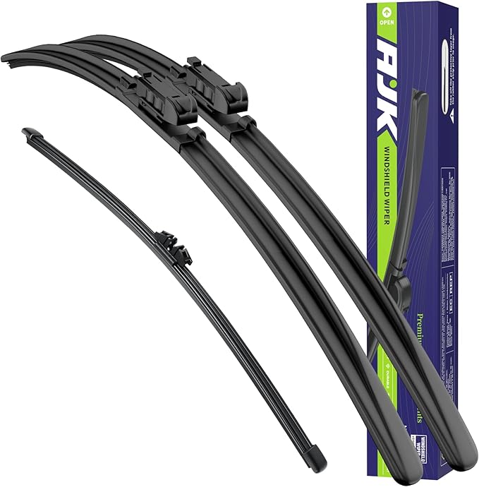 AJK Wiper Blades for Ford Escape 2013 2014 2015 2016 2017 2018 2019, 2 Piece All Weather OEM Quality Automotive Replacement Windshield Wiper Blades for My Car