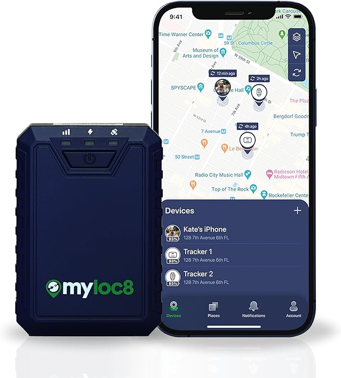 Ultra GPS Tracker for Vehicles – Rugged, Waterproof, Hidden GPS Car Tracker Device for Vehicles, Trucks - 4G LTE, Real-Time Updates, 9 Months Battery Life - Subscription Required