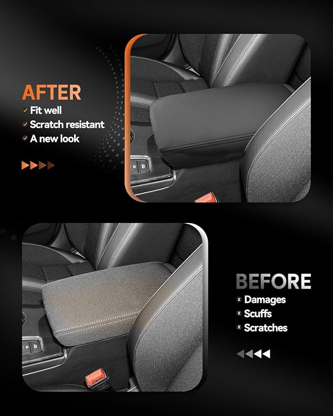 CDEFG for Honda Civic 2022-2025 Center Console Cover Armrest Box Cover for Civic (LX, Sport, Si) 2022 2023 2024 2025 Accessories Console Arm Rest Protector