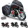 Motorcycle Cover for Harley Davidson Touring Models Road Glide Limited, Ultra Limited, Ultra Classic, Road King, Road Glide, Street Glide, Electra Glide - Waterproof Motorcycle Cover Outdoor Storage