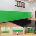 PROGOAL 2"/4" Thick Foam Protection Wall Pad，Gym Basketball-Court Protectors，Durable Waterproof Padding for Wall-Mounted Basketball Hoops(60" L x 20" W)…