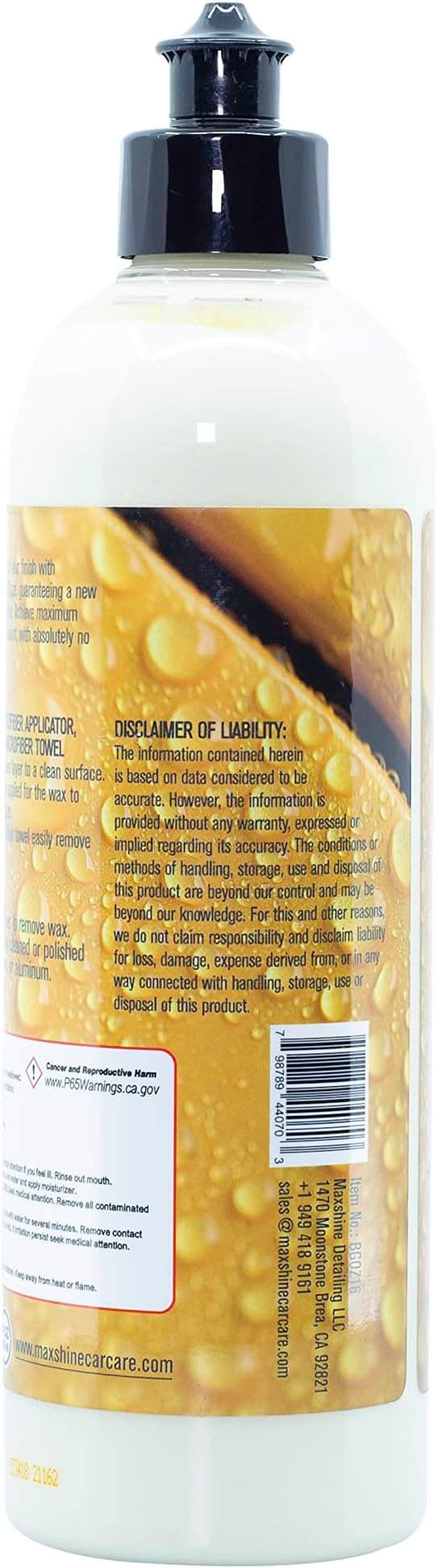 Maxshine 16oz XTreme Glaze – Ceramic and Montan Wax, Durable and Super Glossy Wet Finish Look, Long Lasting Protection