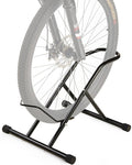 Upgraded 4" Wide Tire Floor Bike Stand Rack, Heavy Duty Garage Indoor Bike Storage, Fits 20"-27" Wheels, Kids Road Mountain Bikes, 66lbs Max Load, Anti-Slip Rubber Base