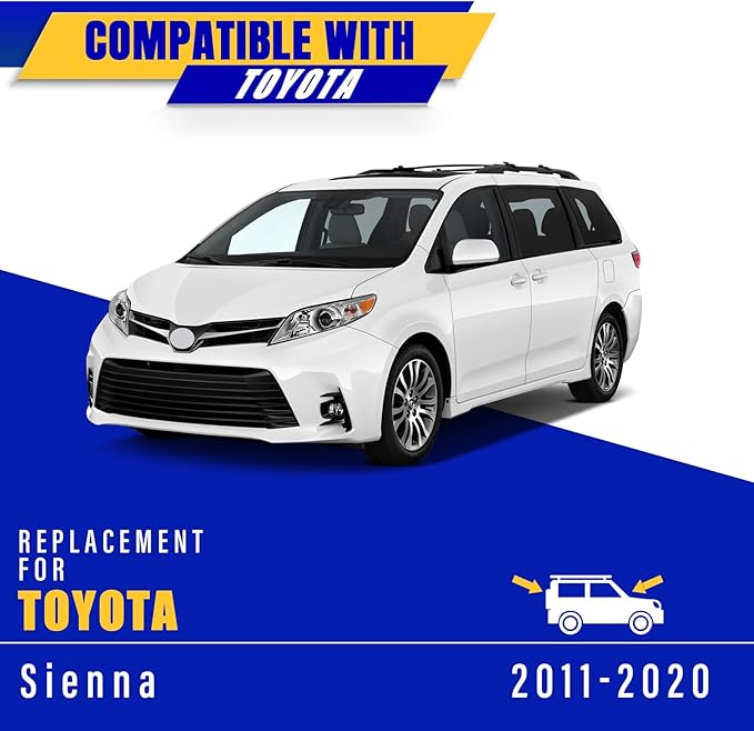 3 wipers Replacement for 2011-2020 Toyota sienna, Windshield Wiper Blades Original Equipment Replacement - 28"/20"/16" (Set of 3) U/J HOOK