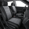 Coverdream CRV Leather Seat Covers Custom Fit for 2023-2025 2026 Honda CR-V LX,EX,EX-L,Sport Series,Hybrid,Trailsport,Fully Covered,Airbag Compatible Waterproof Car Seat Protector(Full Set,Black/Gray)