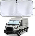 EcoNour Foldable Car Windshield Sunshade | Sun Shade for Car Windows Blocks UV Rays and Keeps The Heat Out | Foldable Essential Accessory for Enhanced Comfort XXX-Large (70 x 42 inches)