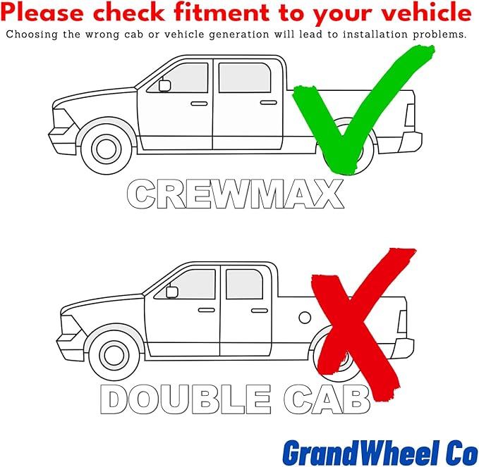Window Deflectors Smoke Tinted In-Channel Side Window Vent Visor Deflectors Rain Guards Compatible with Toyota Tundra 2022-2025 CrewMax - 4pcs. GW0732
