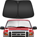 ARISMOTOR Windshield Sun Shade for Ford Super Duty F250 F350 F450 F550 2017-2025, Custom Fit Foldable Front Window Sunshade Sun Visor Protector, Block UV Rays Keep Your Car Cooler