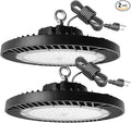 2Pack 250W UFO LED High Bay Light,30000lm 6000K Daylight 2500W Equivalent with US Plug Cable LED Garage Lights Commercial Warehouse Area Light Workshop Garage Factory Lowbay Area Lighting