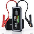 MOSTOOL M8 6000A Flagship Car Jump Starter, 12V Professional Battery Pack with Smart LCD, Heavy Duty Safety Clamps, 24000mAh Power Bank, 400-Lumen LED, Rugged Kit for All Gas & Up to 12.0L Diesel