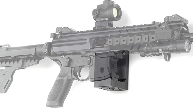 Spartan Mounts for SIG MPX 9mm | (Does NOT FIT AR) Rifle Wall Display Storage Organization System | Low Profile Design | Features Locking System | Gun Safe Wall Room Solution