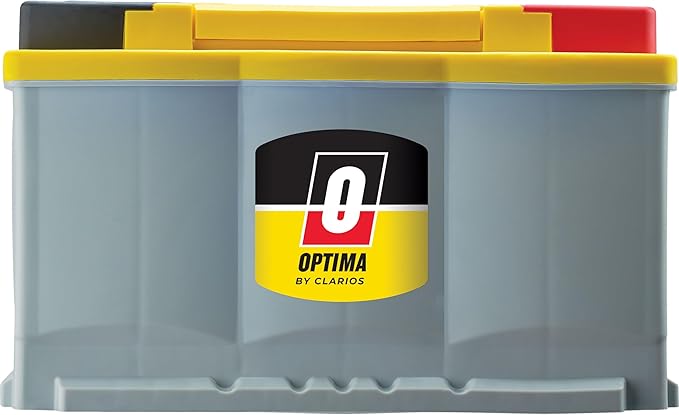 OPTIMA Batteries High Performance DH7 YellowTop Dual Purpose Sealed AGM Car, Truck and SUV Battery, 880 CCA, Maintenance Free, Versitile Mounting, BCI Group Size 94R
