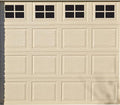 Household Essentials 216 Magnetic Faux Garage Door Windows | 16 Pieces for Single Car Steel Garage Door | Black