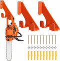 Chainsaw Hanger,1pcs Ideal for Adult Garage Tool Organizer. This Chainsaw Accessory Rust Proof Alloy Steel Construction with Powder Coating, Perfect Wall Mount Solution for Your Chainsaw.(orange)