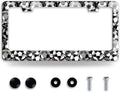 Personalise Soccer Ball Pattern License Plate Frame Funny License Plate Auto Accessories License Plate Holder 6x12 Inch