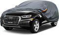 Premium Car Cover Custom Fit Audi Q5 (2008-2025), 16 Layers Heavy Duty Car Cover Waterproof All Weather with Zipper Door for Sun Rain Snow Dust Uv Protection