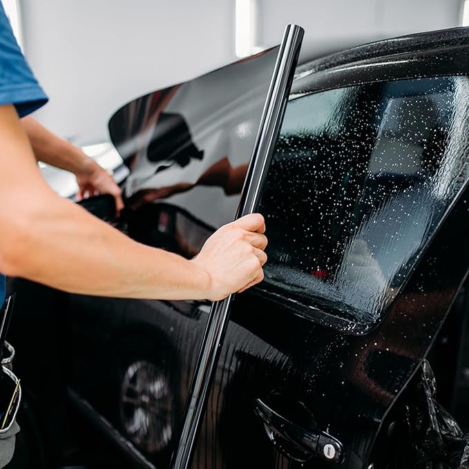 Nano Ceramic Window Tint Film for Cars and Building, Charcoal, 2 Ply Scratch Resistant, Heat Control, and UV 99%, IR 93% Rejection, 15% VLT, 40inx100ft
