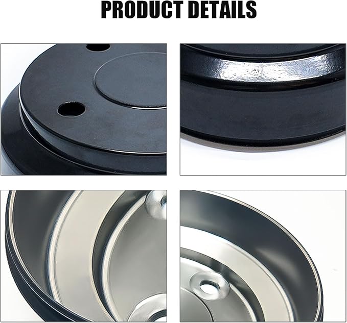 LOSTAR Golf Cart Brake Drum Hub Assembly for Club Car, Rear Brake Hub Compatible with 1995-up DS 2004-up Precedent Gas & Electric Replaces 101791101-2Pack