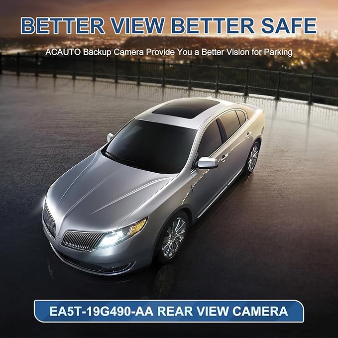 Rear View Backup Reverse Camera Fit for Lincoln MKS 2013-2016,Safety Parking Back Up Assist Camera OE Number EA5T-19G490-AA EA5T19G490AA EA5Z-19G490-B DA5Z-19G490-A