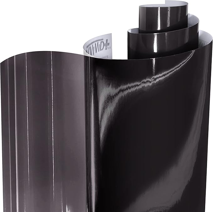 VViViD Extra-Wide Headlight Taillight Vinyl Tint Wrap Roll (Dark Smoke 12" x 24" 2-Roll Pack)