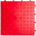 GarageTrac Diamond, Durable Interlocking Modular Garage Flooring Tile (12 Pack), Red