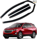 in Channel Rain Guards for Chevrolet (Chevy) Equinox 2018 2019 2020 2021 2022 2023 2024, Durable Side Window Wind Deflectors, Vent Window Visors Shades Shield, 4PCS