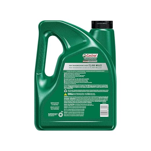 Castrol Transmax High Mileage Automatic Transmission Fluid, 1 Gallon (Pack of 1)