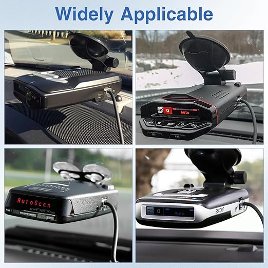 Radar Detector Cable,USB C to RJ11 Cable Charging Kit,with Automatic Recognition and Matching Voltage Function,for Escort Max360 Unide Beltronics Cob'r'a DualPro 360 Radenso XP etc Radar Detector