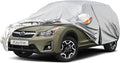 Kayme 6 Layers SUV Car Cover Custom Fit for Subaru Crosstrek (2017-2025) Waterproof All Weather for Automobiles, Outdoor Full Cover Rain Sun UV Protection.Silver