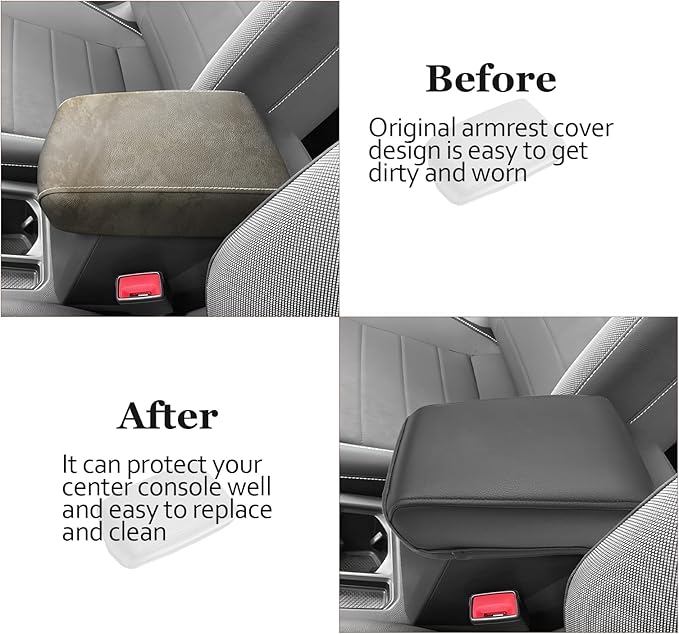 SKTU 2024 Tigua n/ 2024 Taos Accessories Center Console Cover for 2018-2024 Volkswagen Tigua n/ 2022-2024 Volkswagen Taos Armrest Cover 2024 Taos Accessories 2024 Taos Center Console Cushion