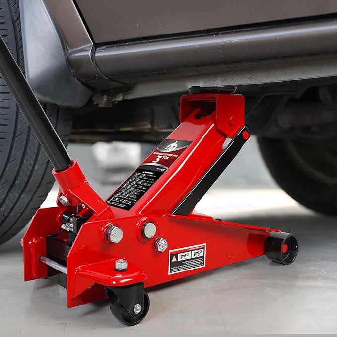 3 Ton Floor Jack Steel Heavy Duty Car Jack Fast Lift Service Hydraulic Jack