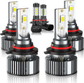 Compatible For Chevy Silverado 1500 2500 3500 High Low Beams and Fog Lights Bulbs Combo 2003 2004 2005 2006, 6500K White, 500% Brightness, Plug n Play, Pack of 6
