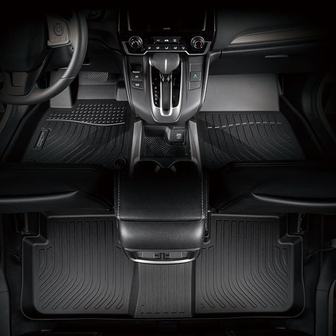 Binmotor-Floor Mats & Cargo Liner Set for Toyota Corolla 2014-2019(Only Sedan), Corolla Cargo Mat Trunk Mat, TPE All Weather Car Floor Mat for Toyota Corolla Trunk Liner Floor Liners Accrssories Mats