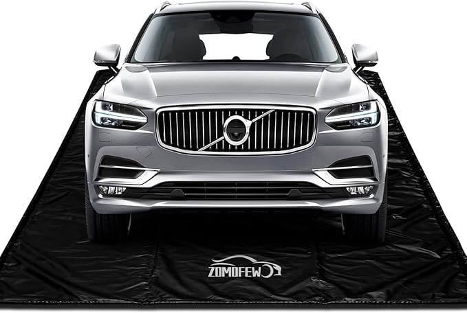 Garage Car Mat, Non-Slip Garage Floor Mat, Heavy Duty Waterproof Containment Mat for Snow Ice Water and Mud (7'9" x 18')