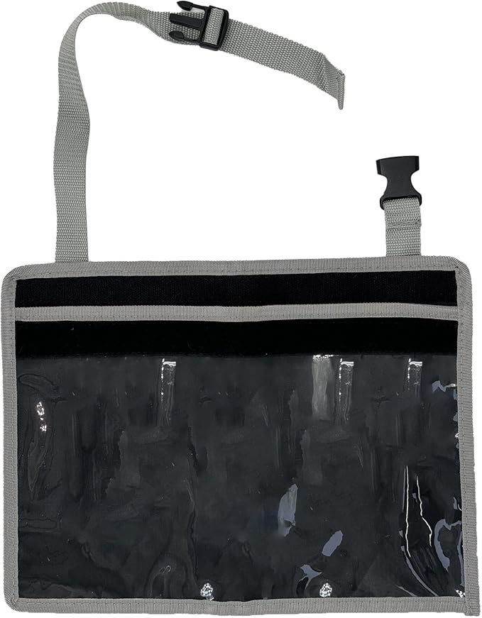 License Plate Holder with Hanging Strap, Test Drive Tag Bag, Dealer Plates License Frame Cover, for Car SUV Truck (Grey, 1)