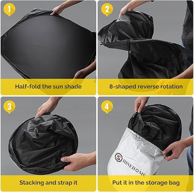 Car Windshield Sun Shade Compatible with 2019 2020 2021 2022 2023 2024 2025 Subaru Forester Accessories Sunshade Custom for Forester Crossover, Base, Premium, Sport, Limited Foldable Sun Visor