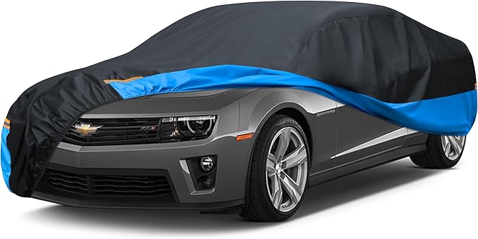 Car Cover Waterproof All Weather Outdoor Windproof Dustproof UV Protection Fit Coupe Audi TT, BMW Z4, Porsche 718 Boxster Cayman, Nissan 350Z/370Z, Subaru BRZ, Mazda RX-7 etc