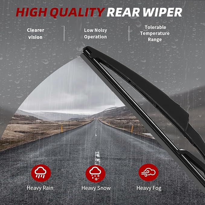 OTUAYAUTO Premium Windshield Wiper Blades - Replacement for Jeep Renegade 2015-2023 - Precision Fit, All-Weather Performance, Front and Rear Wiper Blades, Top Lock - 22"+20"+10" (Pack of 3)