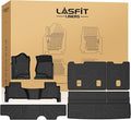 LASFIT Floor Mats & Cargo Liner 2015-2020 & Only 7/8 Seats (Not for 9 Seats) for Chevrolet Chevy Tahoe/GMC Yukon(Only Yukon, Not Fit Yukon XL)/Cadillac Escalade(Only Escalade, Not Fit Escalade ESV)