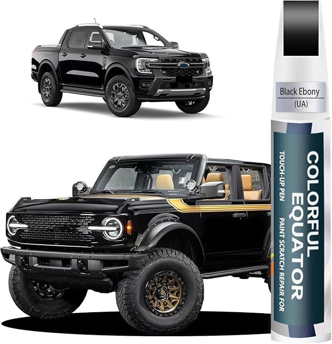 UA/UD/M6373/M6877 Black Ebony Touch Up Paint for Ford, Car Paint Pen Scratch Repair Two-In-One Touch Up Paint, Premium Car Scratch Remover for Deep Scratches