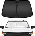 ARISMOTOR Windshield Sun Shade for Ch-evrolet Silverado 1500 2019-2025 2026, Custom Fit Foldable Front Window Sunshade Sun Visor Protector, Block UV Rays Keep Your Car Cooler