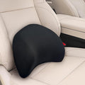 Really Supportive Lumbar Support Pillow for Car, 100% Memory Foam Lumbar Pillow with Breathable Removable Cover, Ergonomic Design - Back Pillow for Car Seat/Back Pain Relief(Timeless Black, 1PC)