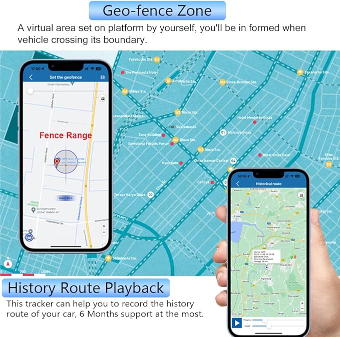 Small GPS Tracker for Vehicles Magnetic 60 Days Long Battery Life, Rastreador GPS para Carros Mini Tracking Devices for Cars Hidden Real-time Tracking Low Subscription Locator Anti-Theft TK903