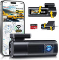 GKU Dash Cam Front and Rear, 4K 60fps＋2.5K Dashcam,STARVIS Sensor, HDR, 5G WiFi GPS, 24H Parking Mode, Night Vision, 170°Wide Angle, Dash Camera for Cars with 1.47 Display, 64G SDcard (Black)