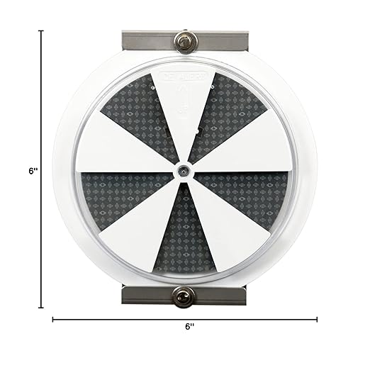 SmartSign Ice Alert Indicator Sign - 6 inch Diameter, Temperature-sensitive Mountable Roadway Reflector, Medical Grade Polycarbonate, Grey, Blue and White, Made in USA