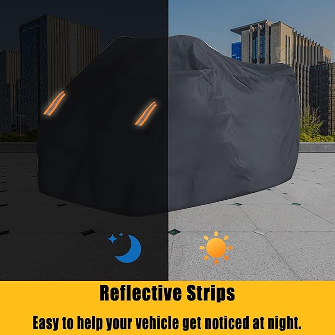 Car Cover 2-3 Seaters Outdoor Waterproof All-Weather Protection Outdoor Heavy Duty All Weather Protection Black Compatible with Polaris RZR Can-Am Oxford Cloth 134" x 70" x 75" inches